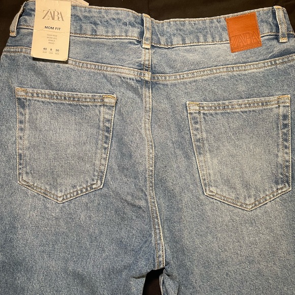 Zara 71975 RIPPED MOM FIT JEANS brand new - Picture 7 of 7